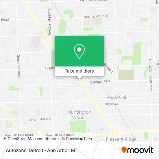 Autozone map