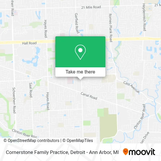 Cornerstone Family Practice map