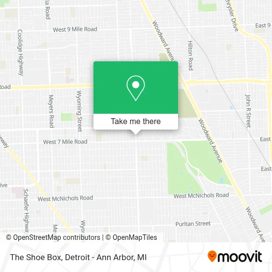 The Shoe Box map