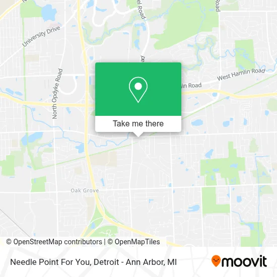 Needle Point For You map