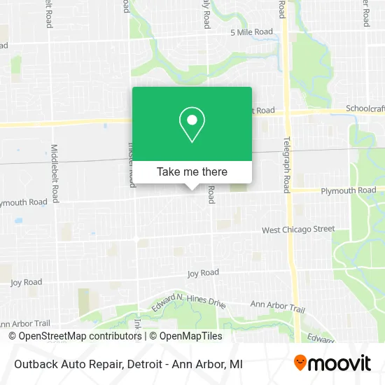 Outback Auto Repair map