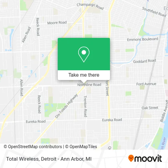 Total Wireless map