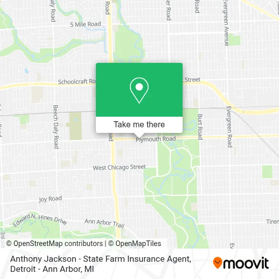 Anthony Jackson - State Farm Insurance Agent map