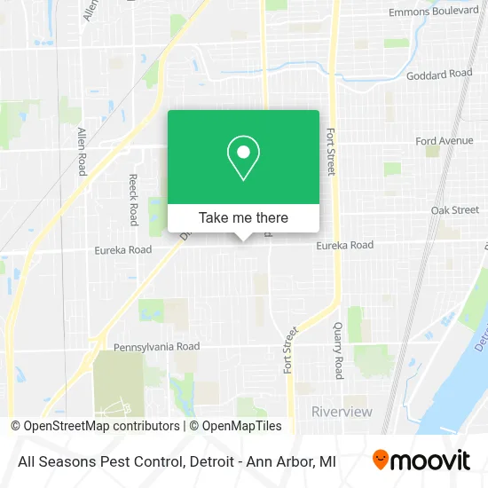 All Seasons Pest Control map
