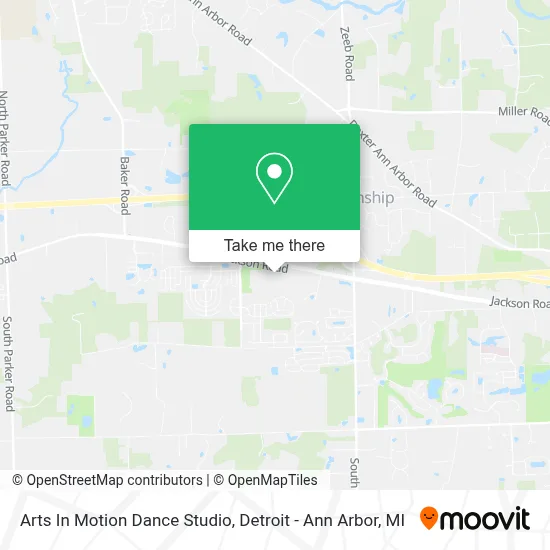 Arts In Motion Dance Studio map