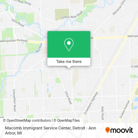 Macomb Immigrant Service Center map