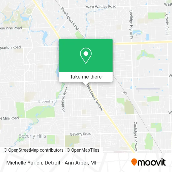 Michelle Yurich map