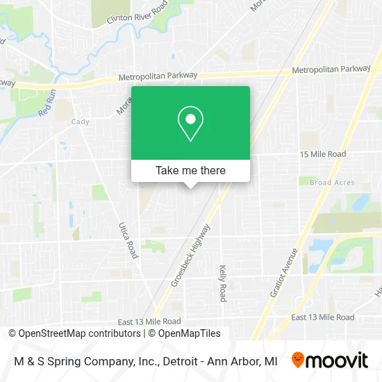M & S Spring Company, Inc. map