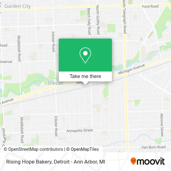 Rising Hope Bakery map