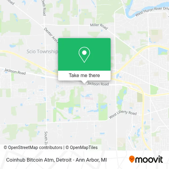 Coinhub Bitcoin Atm map