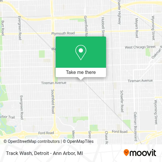 Track Wash map