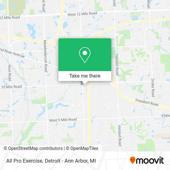 All Pro Exercise map