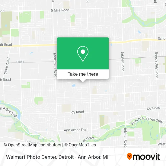 Walmart Photo Center map
