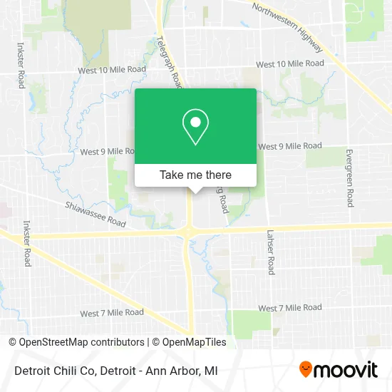 Detroit Chili Co map