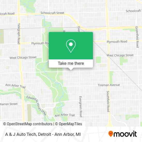 A & J Auto Tech map