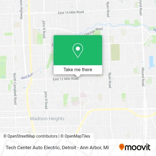 Tech Center Auto Electric map