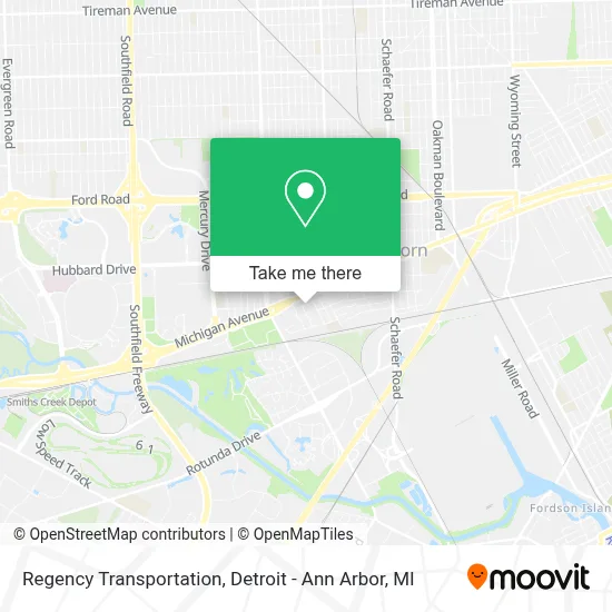Regency Transportation map