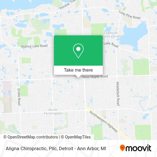Aligna Chiropractic, Pllc map