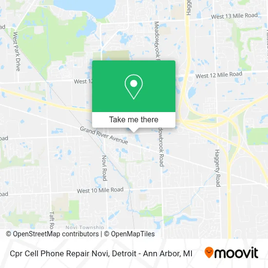 Cpr Cell Phone Repair Novi map