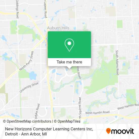 New Horizons Computer Learning Centers Inc map