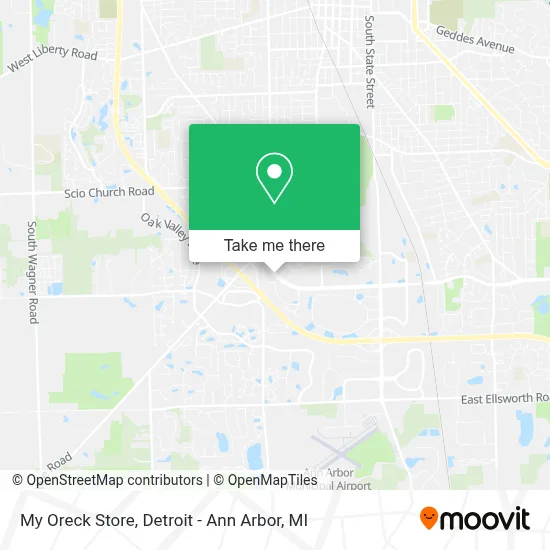 My Oreck Store map