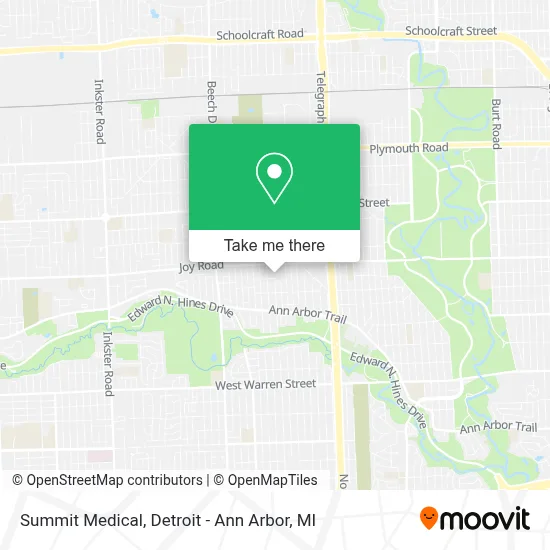 Summit Medical map