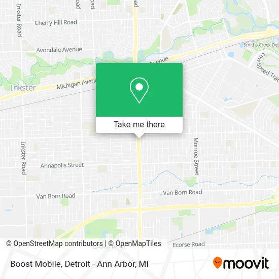 Boost Mobile map