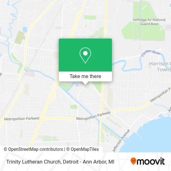 Trinity Lutheran Church map