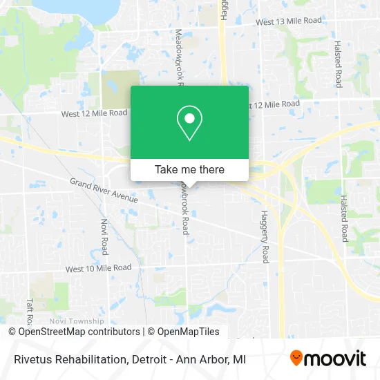 Rivetus Rehabilitation map
