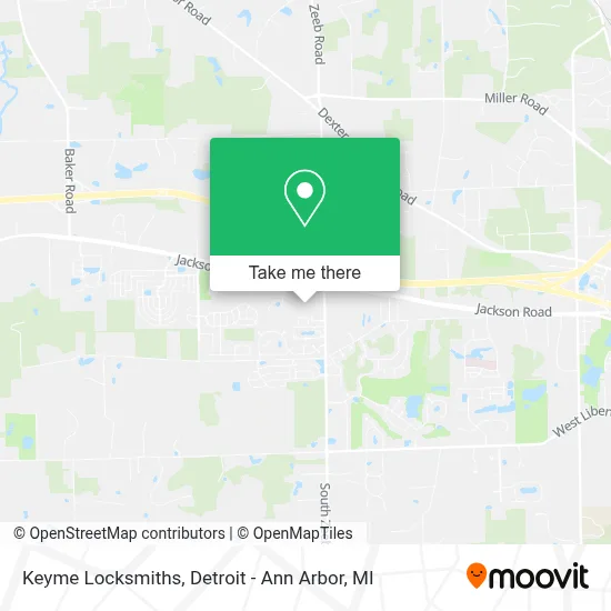 Keyme Locksmiths map