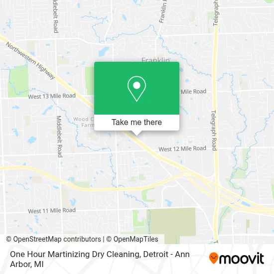 One Hour Martinizing Dry Cleaning map