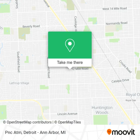 Pnc Atm map