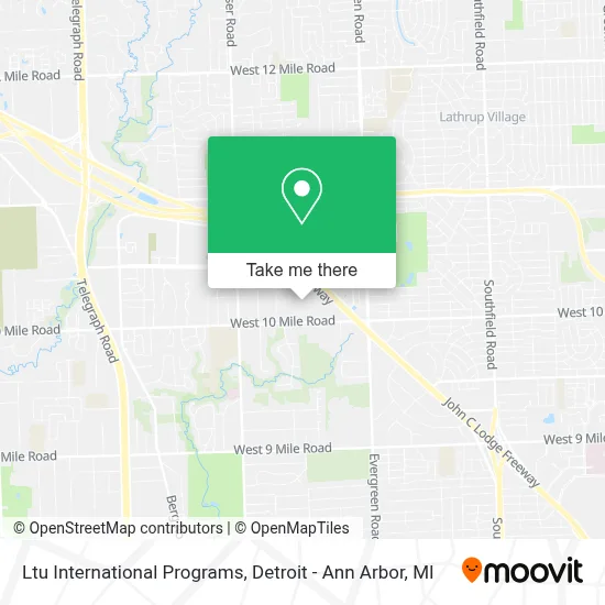 Ltu International Programs map
