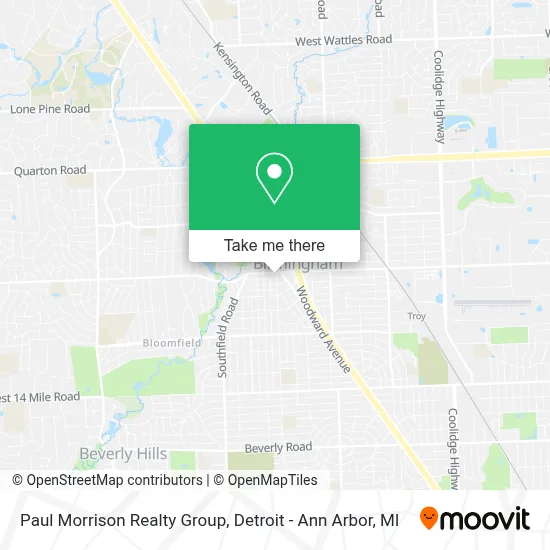 Paul Morrison Realty Group map