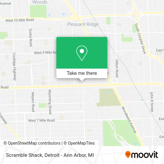 Scramble Shack map