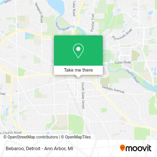 Bebaroo map