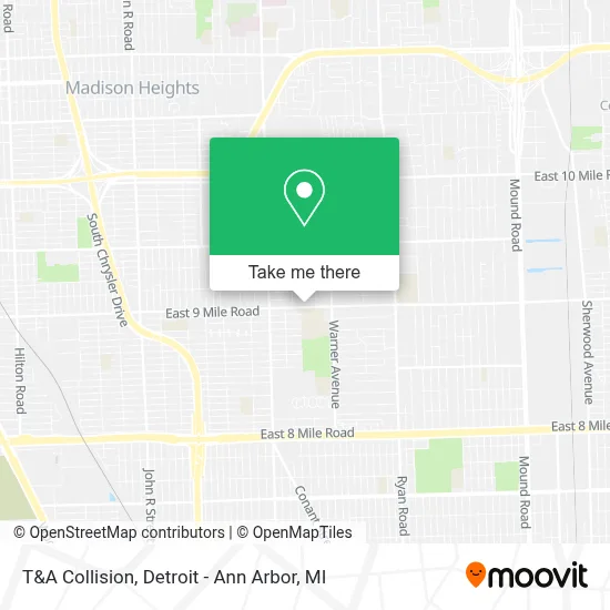 T&A Collision map