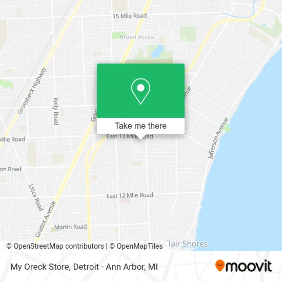 My Oreck Store map
