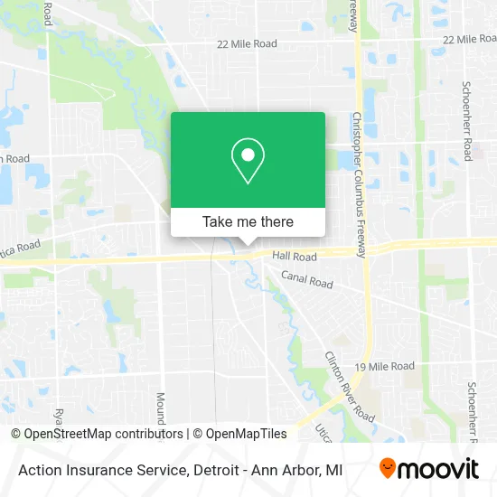Action Insurance Service map