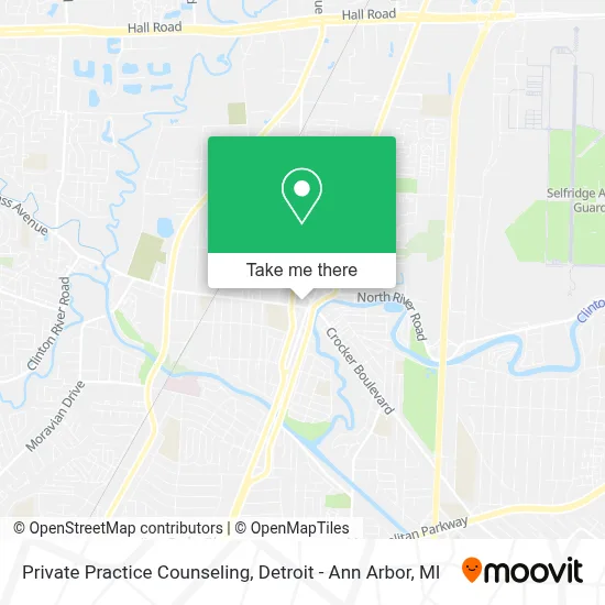 Private Practice Counseling map