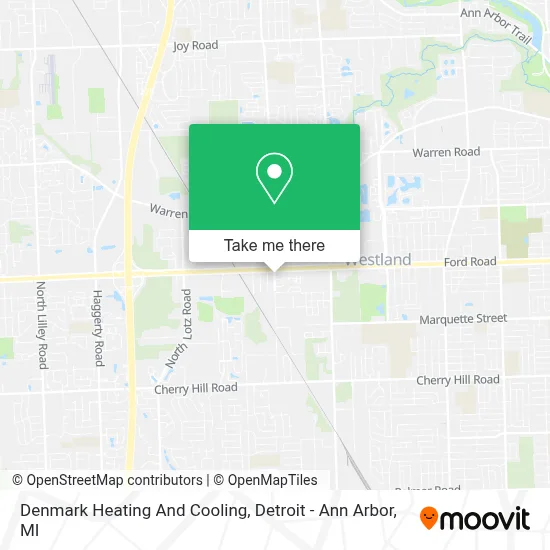 Denmark Heating And Cooling map
