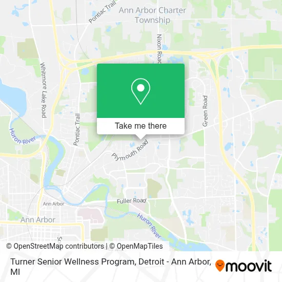 Turner Senior Wellness Program map