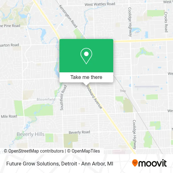 Future Grow Solutions map