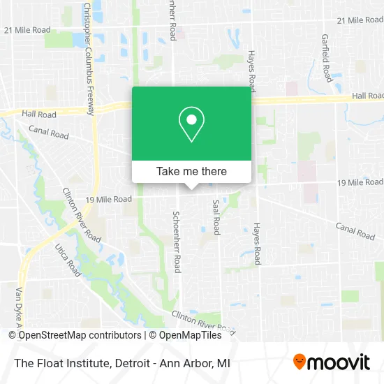 The Float Institute map