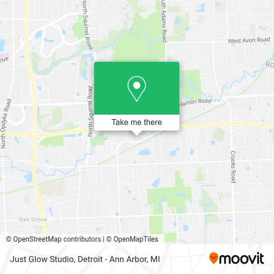 Just Glow Studio map