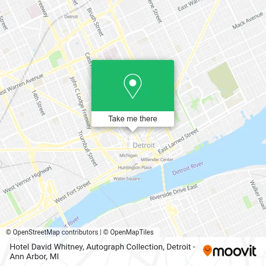 Hotel David Whitney, Autograph Collection map