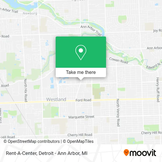 Rent-A-Center map