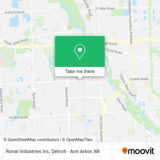 Ronal Industries Inc map