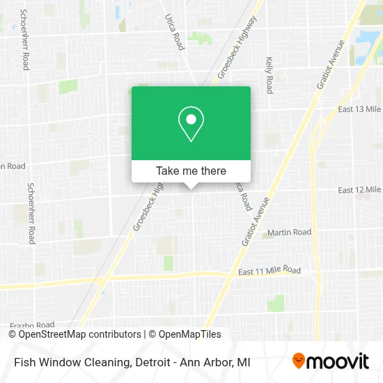 Fish Window Cleaning map