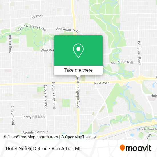 Hotel Nefeli map